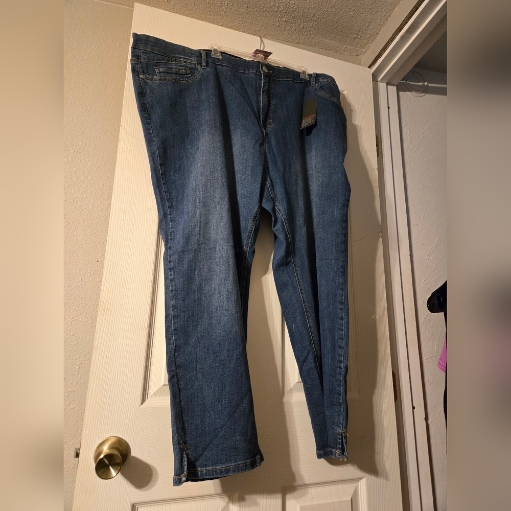 Avenue Premium Stretch Perfect Fit Skinny Ankle Jeans - 32A - Picture 4 of 7